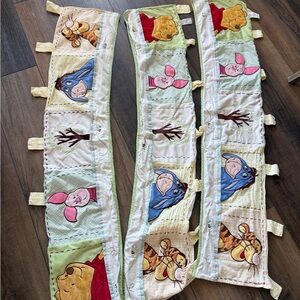 Winnie the Pooh Nursery valances Pooh, Tigger, Piglet, Eeyore vintage 3 56”x14”